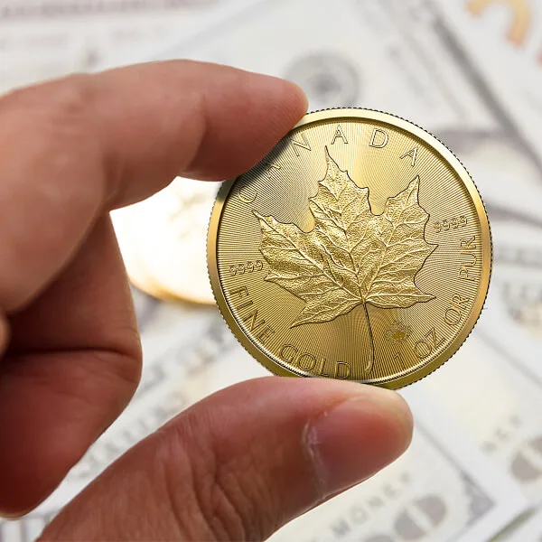 Gold Maple Leaf coin - IRS approved precious metal